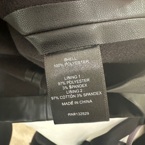 NBD Revolve Strapless Black Faux-Leather Mini Dress Chic Winter Holiday NWT S - Picture 11 of 11